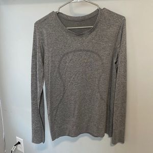 grey lululemon swiftly tech worn once